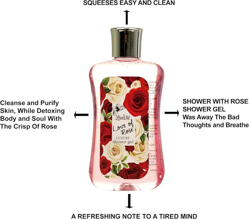 Lovestee مجموعة هدايا سبا فاخرة LOVESTEE حب الورد - Image 2