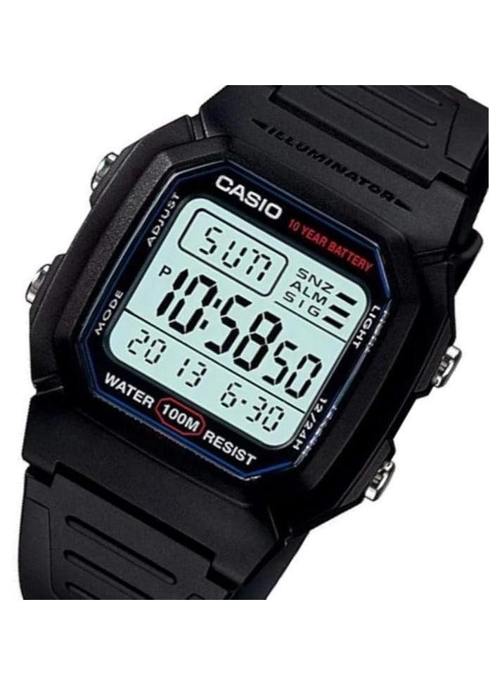 كاسيو ساعة كاسيو النسائية W-800H-1A - Image 2