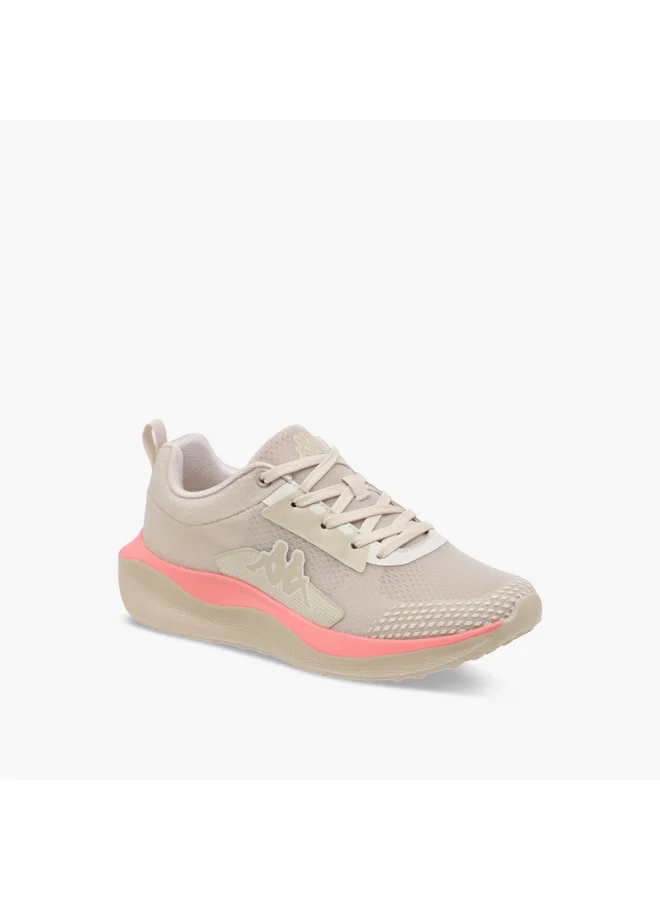 Kappa Women's Logo Detail Sports Shoes with Lace-Up Closure