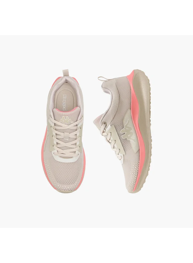 Kappa Women's Logo Detail Sports Shoes with Lace-Up Closure