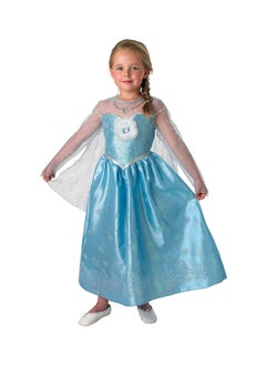 Disney Dis Frozen Elsa Deluxe Dress Lrg  - Image 1