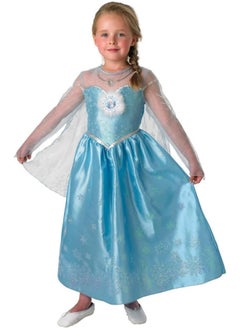 Disney Dis Frozen Elsa Deluxe Dress Lrg  - Image 2