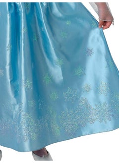 Disney Dis Frozen Elsa Deluxe Dress Lrg  - Image 4