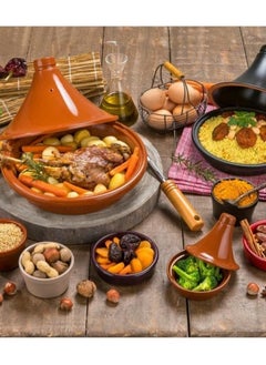 Regas Spanish Clay Pot Tajine Traditional Mud Pot Tagine 28CM  - Image 4