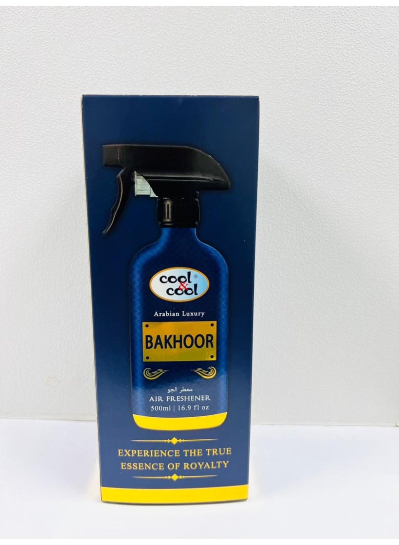 Cool & Cool Arabian Luxury Bakhoor Air Freshener Spray Long-Lasting Fragrance - Image 1