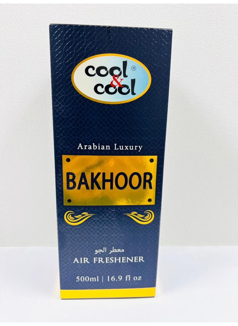 Cool & Cool Arabian Luxury Bakhoor Air Freshener Spray Long-Lasting Fragrance - Image 2