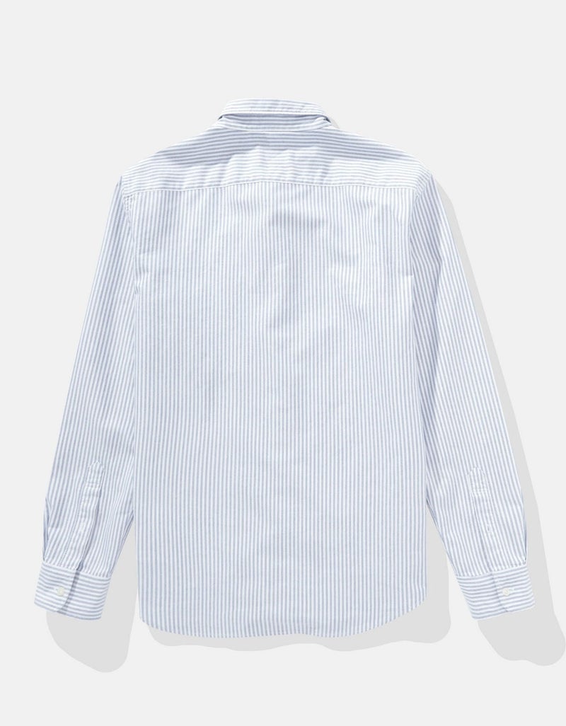 American Eagle AE Everyday Striped Oxford Button-Up Shirt - Image 4