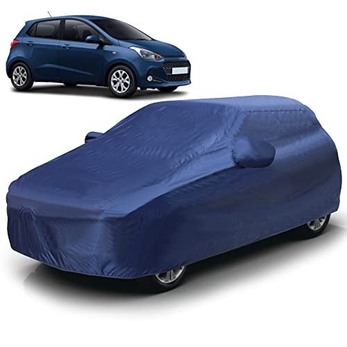 AutoGuys Car Cover Waterproof TF-I for Hyundai Grand i10 & Grand i10 NiOS [Year 2019 Onwards] - i10 NiOS Car Cover Dust & UV Protection i10 Car Body Cover with Mirror Pocket Soft Cotton Lining - Image 1