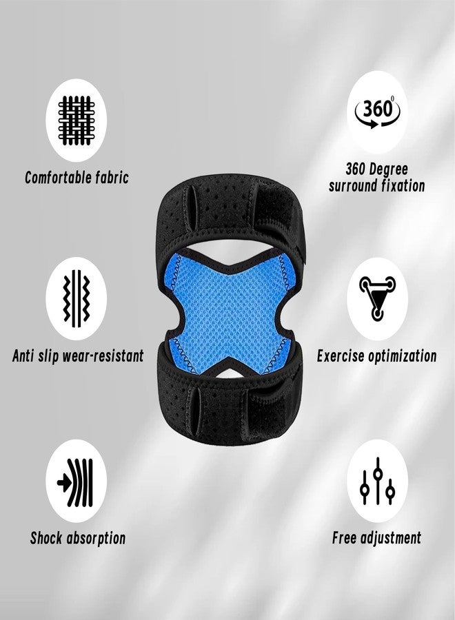 EULANT Patellar Tendon Support Strap Knee Brace Patella Stabilizer for Knee Pain Relief, Dual Patella Knee Straps for Running, Arthritis, Jumper, Tennis Injury Recovery - Image 2