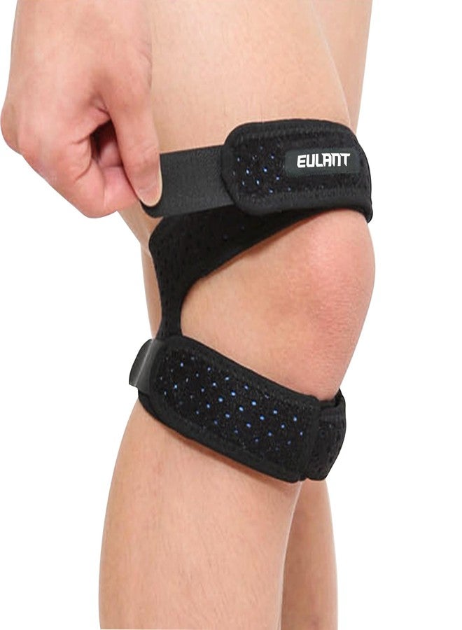 EULANT Patellar Tendon Support Strap Knee Brace Patella Stabilizer for Knee Pain Relief, Dual Patella Knee Straps for Running, Arthritis, Jumper, Tennis Injury Recovery - Image 1