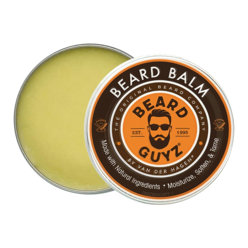 Beard Guyz Beard Balm â€“ Beard Conditioner and Styler for Men, Softens, Tames, and Moisturizes Facial Hair, 3 oz - Image 1