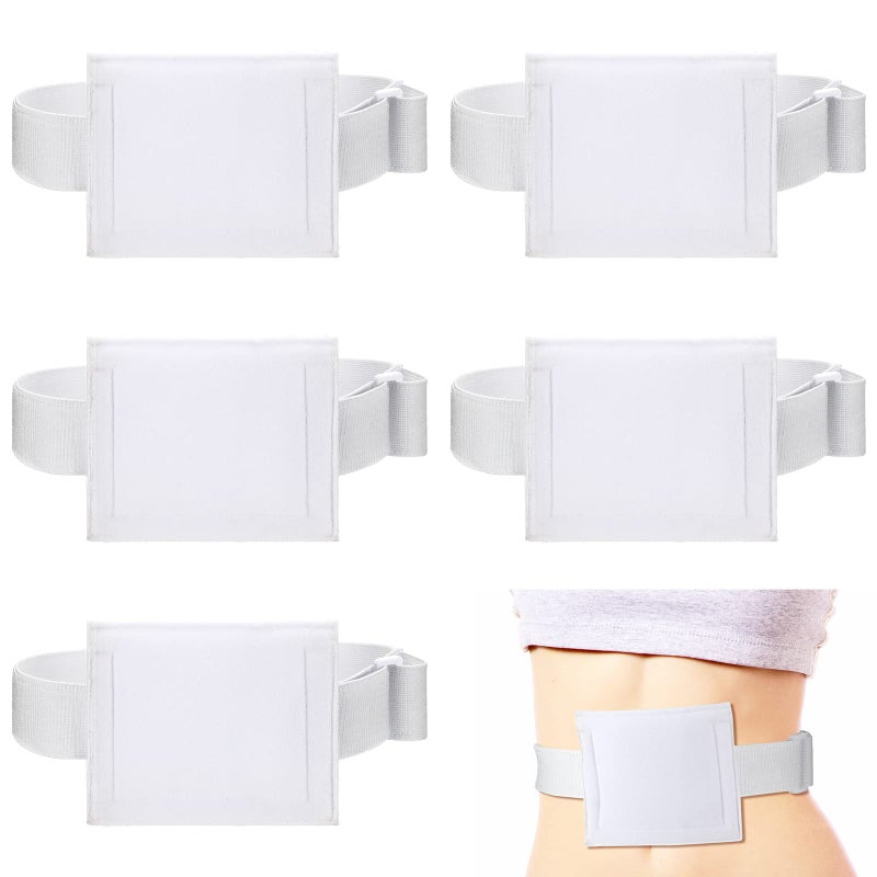 Syhood Syhood 6 Pcs Feeding Tube Holder Elastic G Belt Comfortable Peg Tube Holder Supplies for Men Women Adults Abdominal Covers Accessories