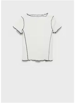 MANGO Crop Crew Neck T-Shirt  - Image 5