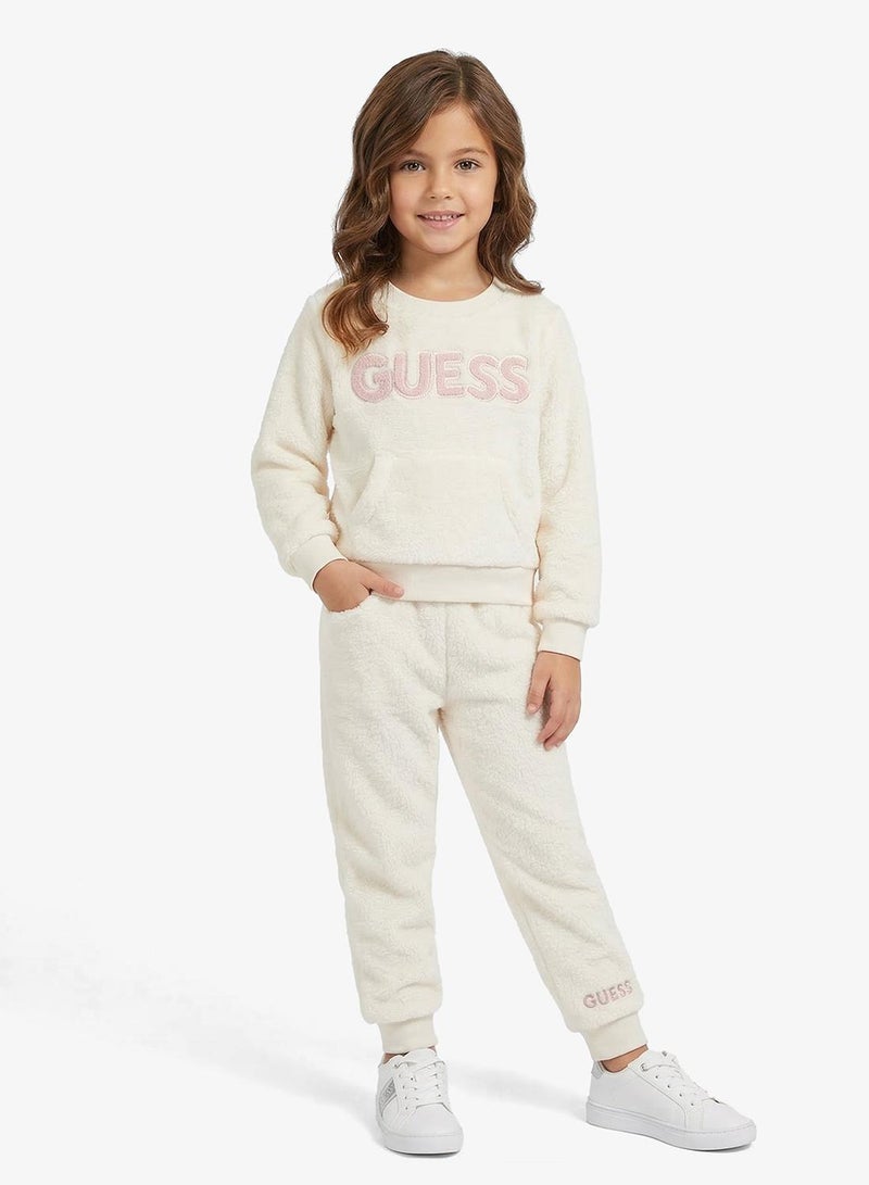 GUESS Kids Crew Neck Sweatshirt and pant Sets - Image 1