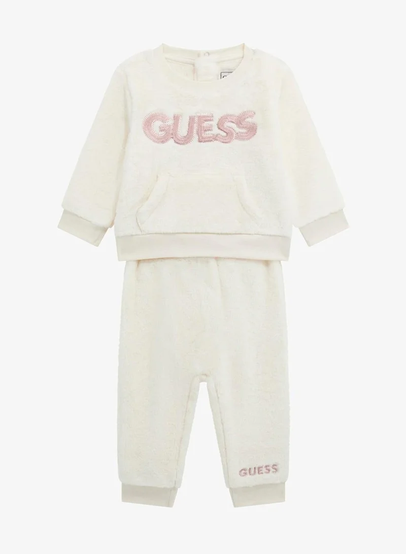 GUESS  Kids Crew Neck Sweatshirt and pant Sets for Women | Best Price UAE