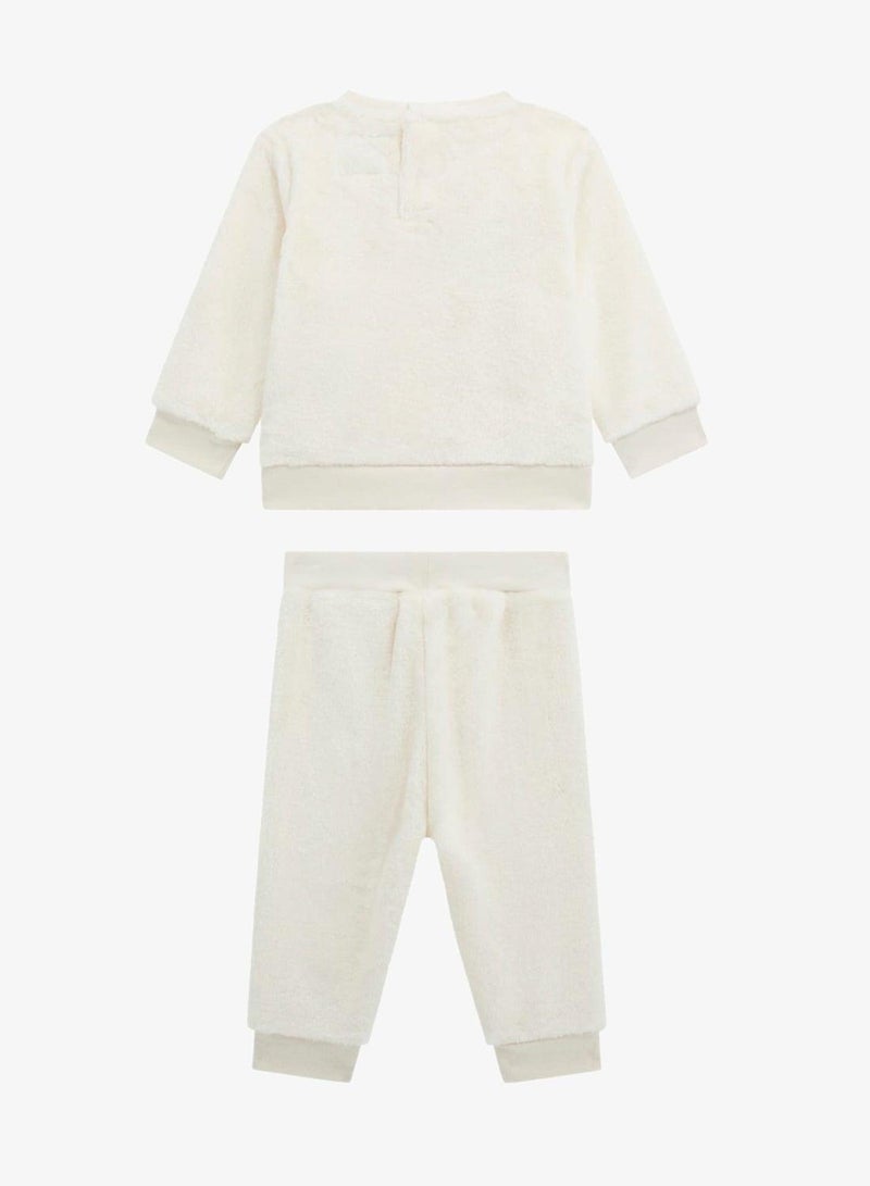 GUESS Kids Crew Neck Sweatshirt and pant Sets - Image 3