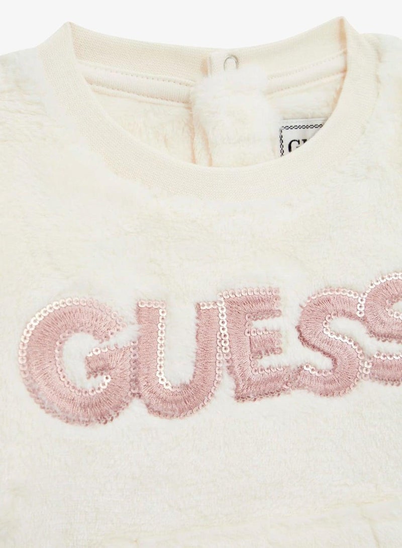GUESS Kids Crew Neck Sweatshirt and pant Sets - Image 5