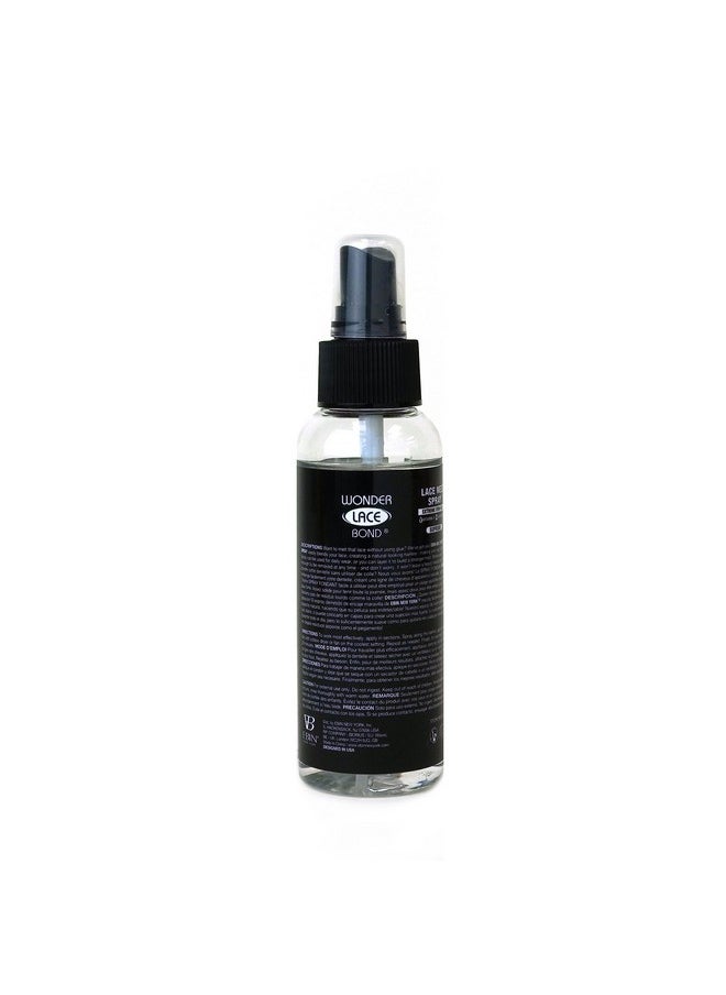 EBIN NEW YORK Bin New York Wonder Lace Bond Lace Melt Spray 3.39Oz / 100Ml Extreme Firm Hold (Supreme) ; No Reside Long Lasting Formula With Protecting Edges  - Image 3