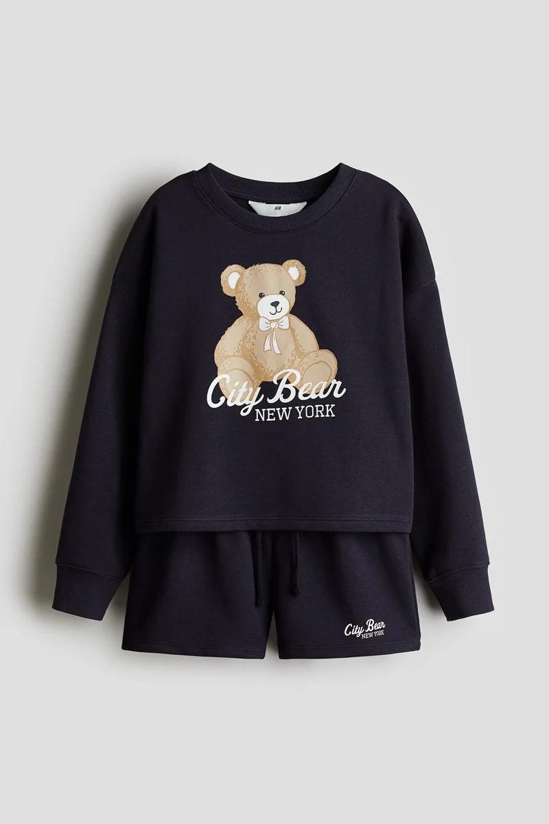 H&M 2-piece sweatshirt set