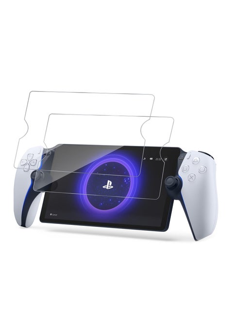 2 Pack Screen Protector Compatible with Sony PlayStation Portal PS5 Remote Player 8" 2023 Transparent HD Clear Anti-Scratch Screen Protector for PlayStation PS5 Portal Remote Player