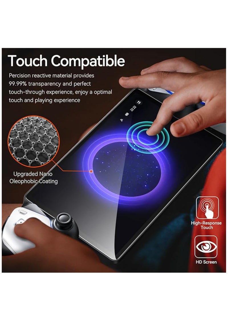 2 Pack Screen Protector Compatible with Sony PlayStation Portal PS5 Remote Player 8" 2023 Transparent HD Clear Anti-Scratch Screen Protector for PlayStation PS5 Portal Remote Player