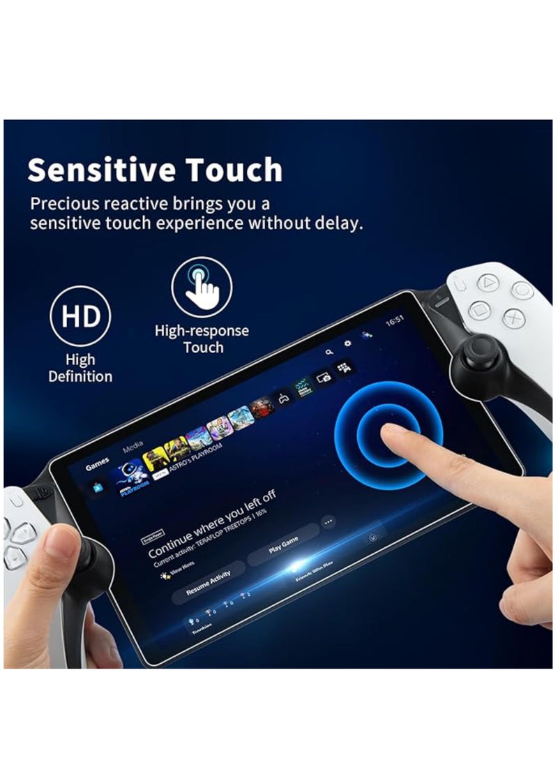 2 Pack Screen Protector Compatible with Sony PlayStation Portal PS5 Remote Player 8" 2023 Transparent HD Clear Anti-Scratch Screen Protector for PlayStation PS5 Portal Remote Player