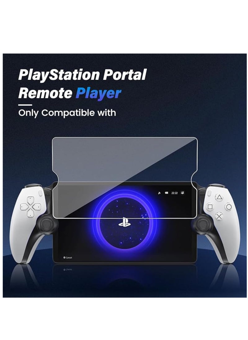 2 Pack Screen Protector Compatible with Sony PlayStation Portal PS5 Remote Player 8" 2023 Transparent HD Clear Anti-Scratch Screen Protector for PlayStation PS5 Portal Remote Player
