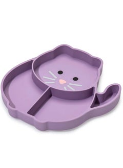 melii Silicone Divided Plate - Cat  - Image 1