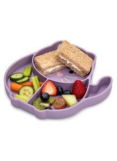 melii Silicone Divided Plate - Cat  - Image 5