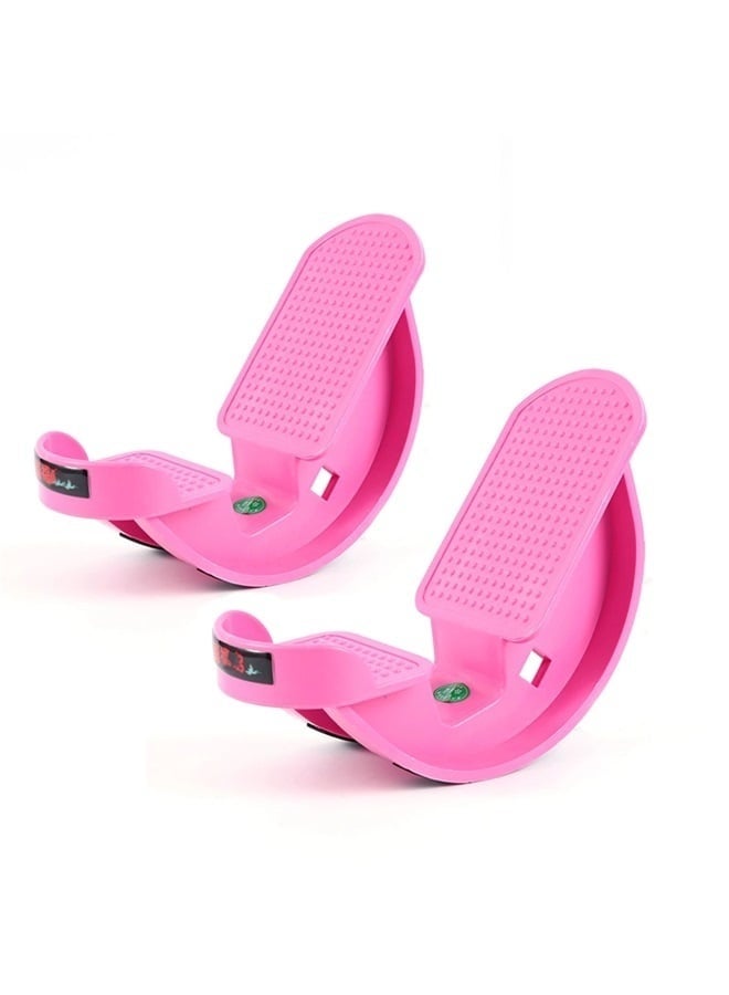 Generic 2pcs Foot Rocker, Effective Calf Stretching and Foot Massager Stretcher for Plantar Fasciitis Relief, Improved Flexibility, Ergonomic Design for Home Exercise-pink  - Image 1