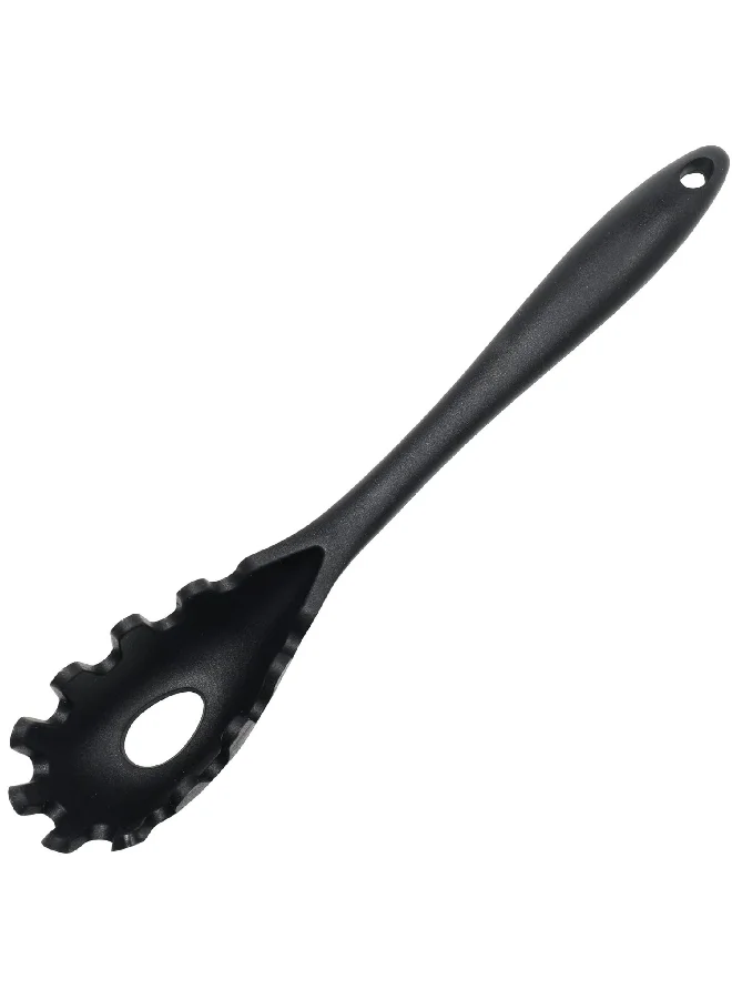 Chef Craft Premium Dishwasher Safe Silicone Spaghetti Fork Black 11.5inch 13641