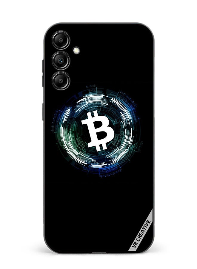 VR CREATIVE Protective Case Cover For Samsung Galaxy A14 5G/A14 Bitcoin Design Multicolour - Image 1