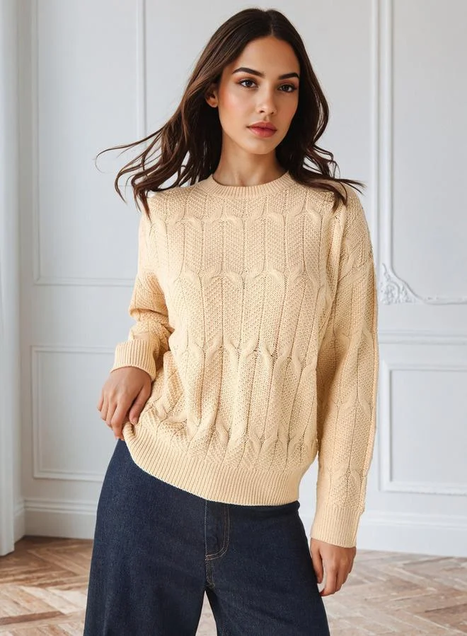 سبلاش فيڤ Textured Sweater