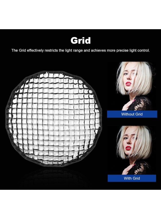 جودوكس صندوق إضاءة بارابوليكي سريع الفك QR-P60T/70T/90T/120T/150T (23.6 بوصة، مع شبكة) - Image 4