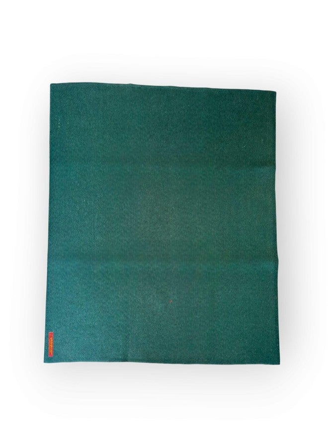 Achleshwar Woolen Aasan Green 23x30 Inch|Premium Handcrafted Mat for Meditation & Prayer|Soft Comfortable Puja Sitting Aasan|Green|23x30 Inch - Image 1