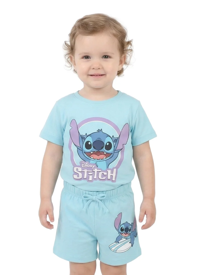 ديزني Toddler Girls Disney Stitch Graphic T-Shirt & Shorts Set