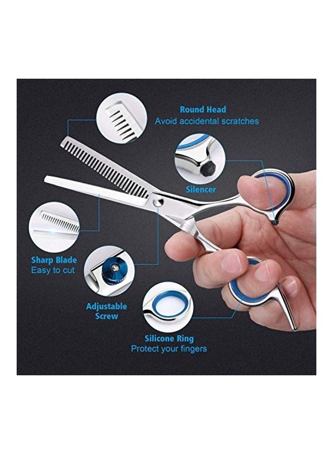 maycreate Professional Hair Cutting Barber Scissors Kit Multicolour - Image 4