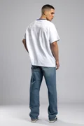 Catch White Navy Blue