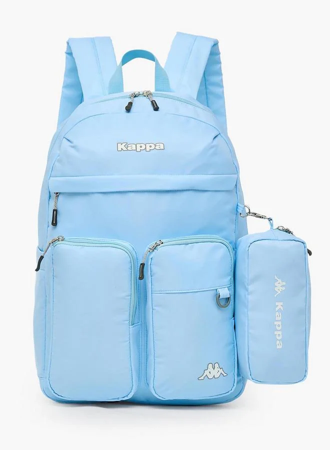 كابا Logo 2-Piece School Backpack Set For Kids 13 Years+ With Pencil Pouch