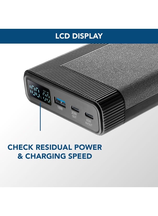 سيلولار لاين باور بانك سيلولار لاين 20000 PD65W أسود - Image 4