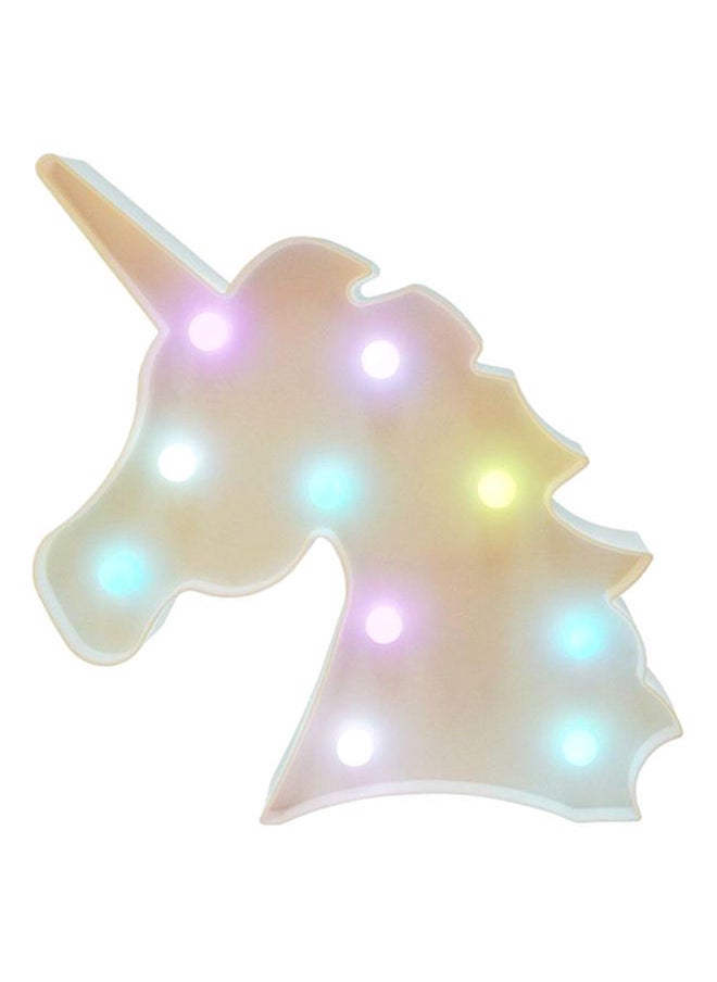 NIBEMINENT Unicorn Battery Operated Table Light White  - Image 1