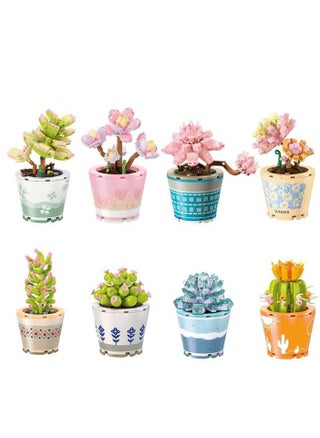 Creative Plant Building Blocks - Educational STEM Toy for Kids, DIY Succulent Planter Assembly Model. Features Eco-Friendly Materials, Perfect for Home Decor & Parent-Child Interaction. Safe for Recommended Age Groups, an Ideal Gift Choice for Creative Learning. - pzsku/Z4CBF2A807532A81F272BZ/45/1749458064/056f11ab-f7df-40b5-84d1-4a9b3376272d