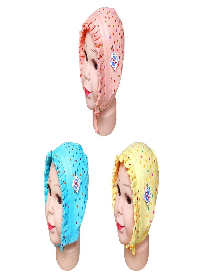 V.B.K طقم قفازات وجوارب للأطفال حديثي الولادة من VBK® / طقم قبعة / طقم قفازات / طقم جوارب / طقم قفازات / طقم جوارب للأطفال حديثي الولادة. عبوة من 4 أزواج من القفازات والجوارب و3 قبعات. - Image 2