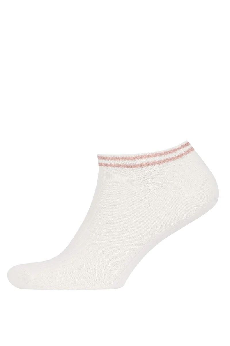 ديفاكتو Women 5 Pack Cotton Booties Socks