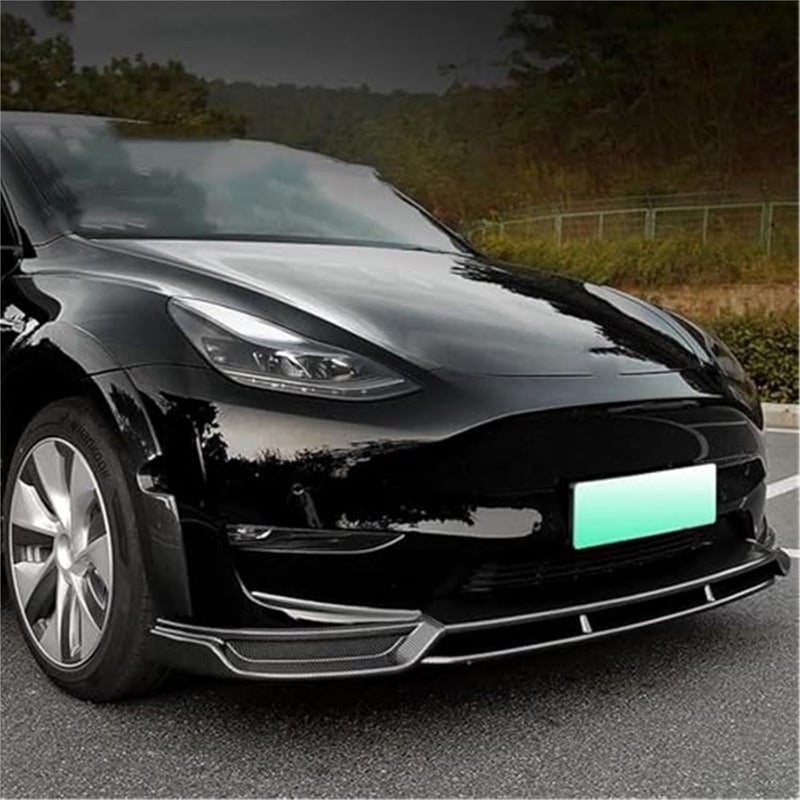 QASULER Front Bumper Lip Splitter for Tesla Model Y - Image 5