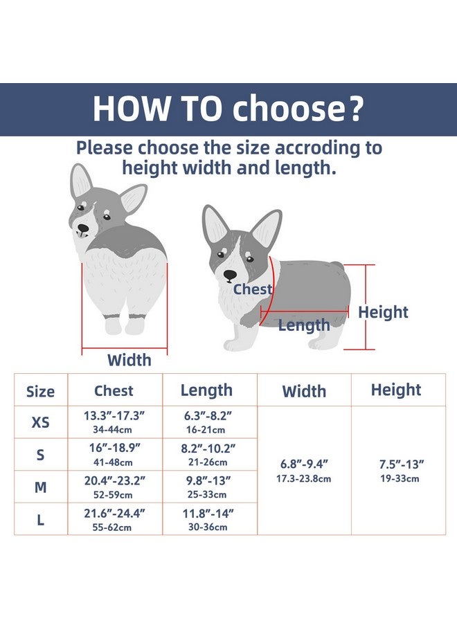 كرسي متحرك صغير للكلاب للساقين الخلفيتين - مساعد حركة قابل للتعديل للحيوانات الأليفة المعوقة، دعامة للساق ودعم للورك - Image 3