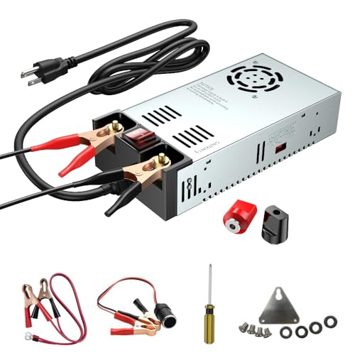 Anbull New Version 110V AC to 12V DC Converter, with ON/Off Switch,Pure Copper Terminals 12V DC Adapter Transformer, Max 50A 600W Power Supply,Upgraded Circuit Board - Image 1