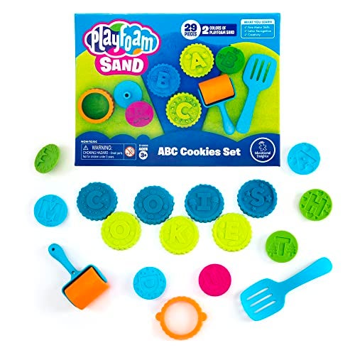 Educational Insights Playfoam Sand ABC Cookies Set Play Sand Sensory Toy Gift for Boys Girls Ages 3 - Image 1