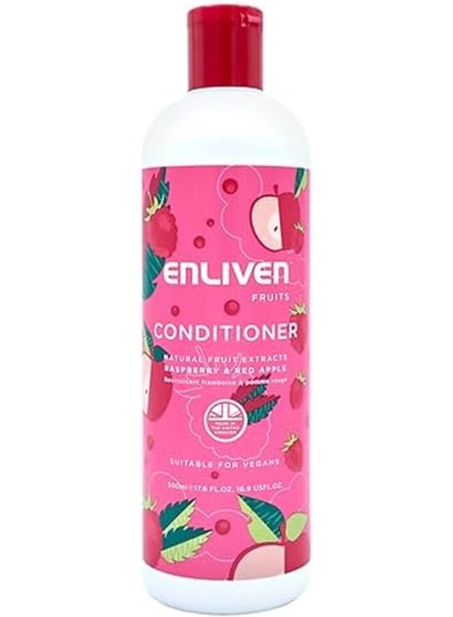 إنليفين بلسم بمستخلصات الفاكهة برائحة التوت والتفاح الأحمر من انليفن، 500 مل - Image 1