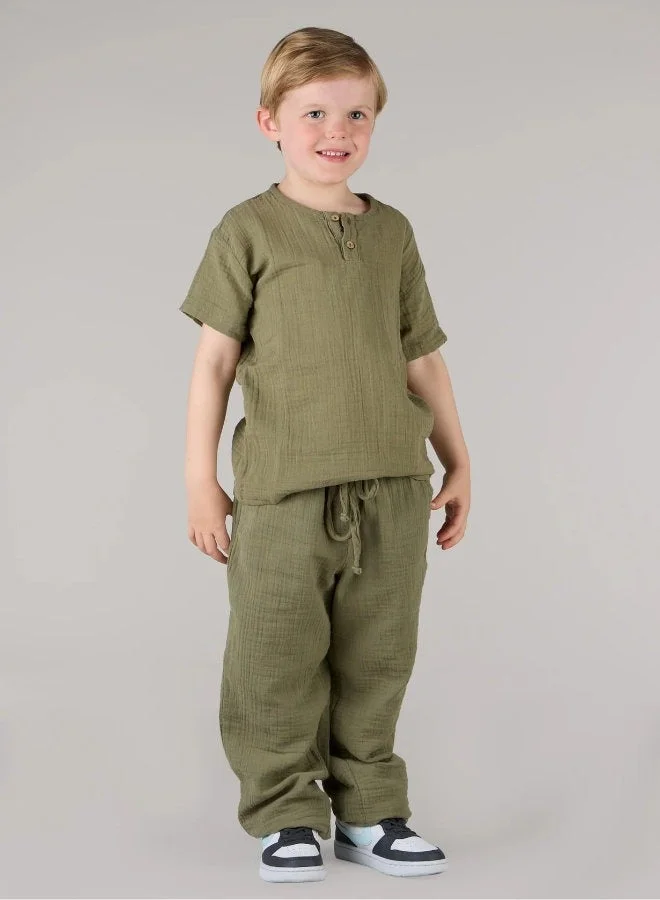 جاست نيتشر تي شيرت برقبة دائرية